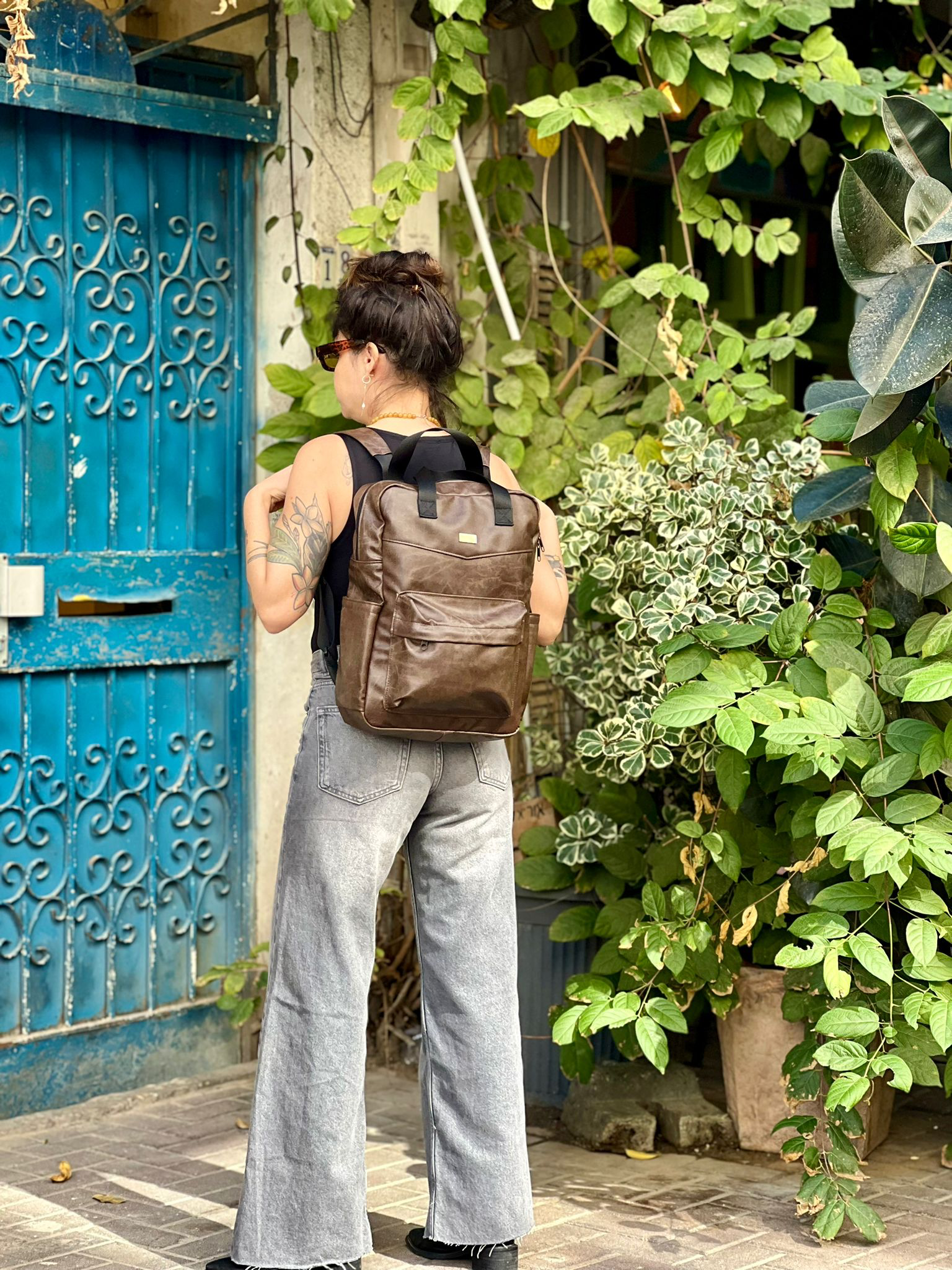 Retro Brown NOAH Backpack