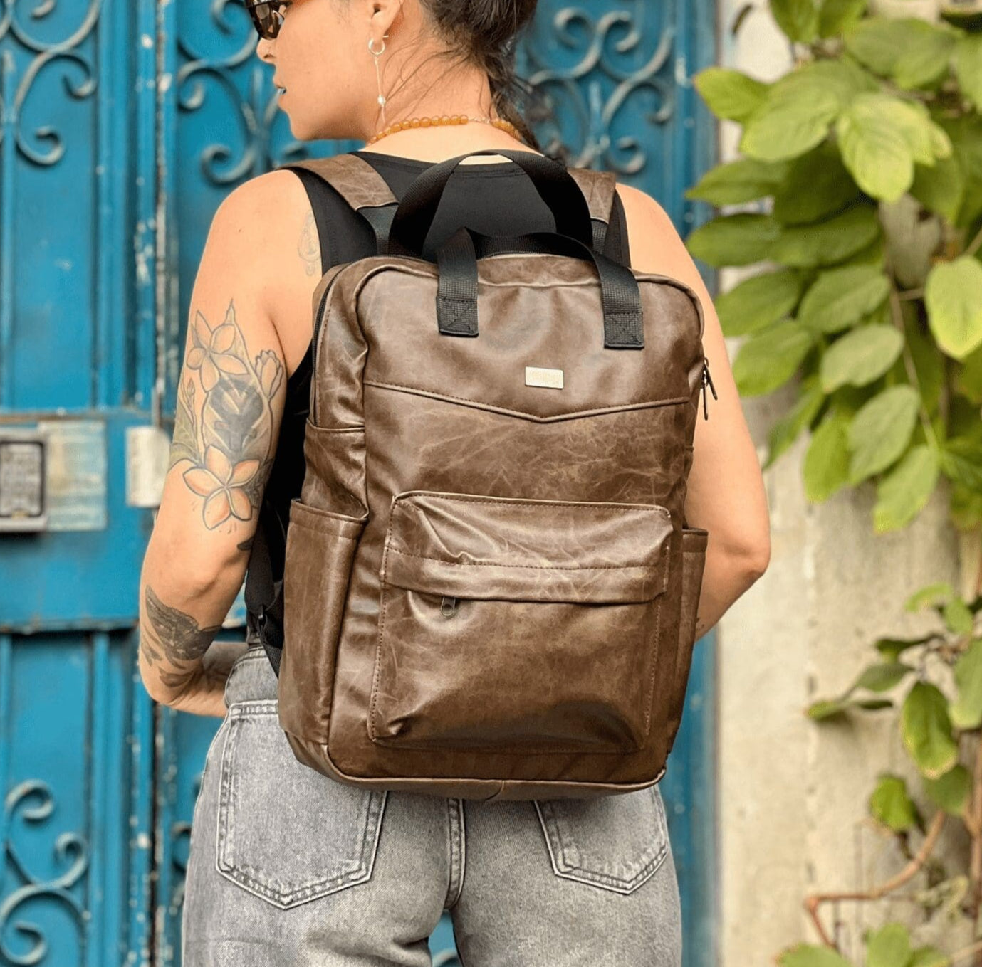 Retro Brown NOAH Backpack