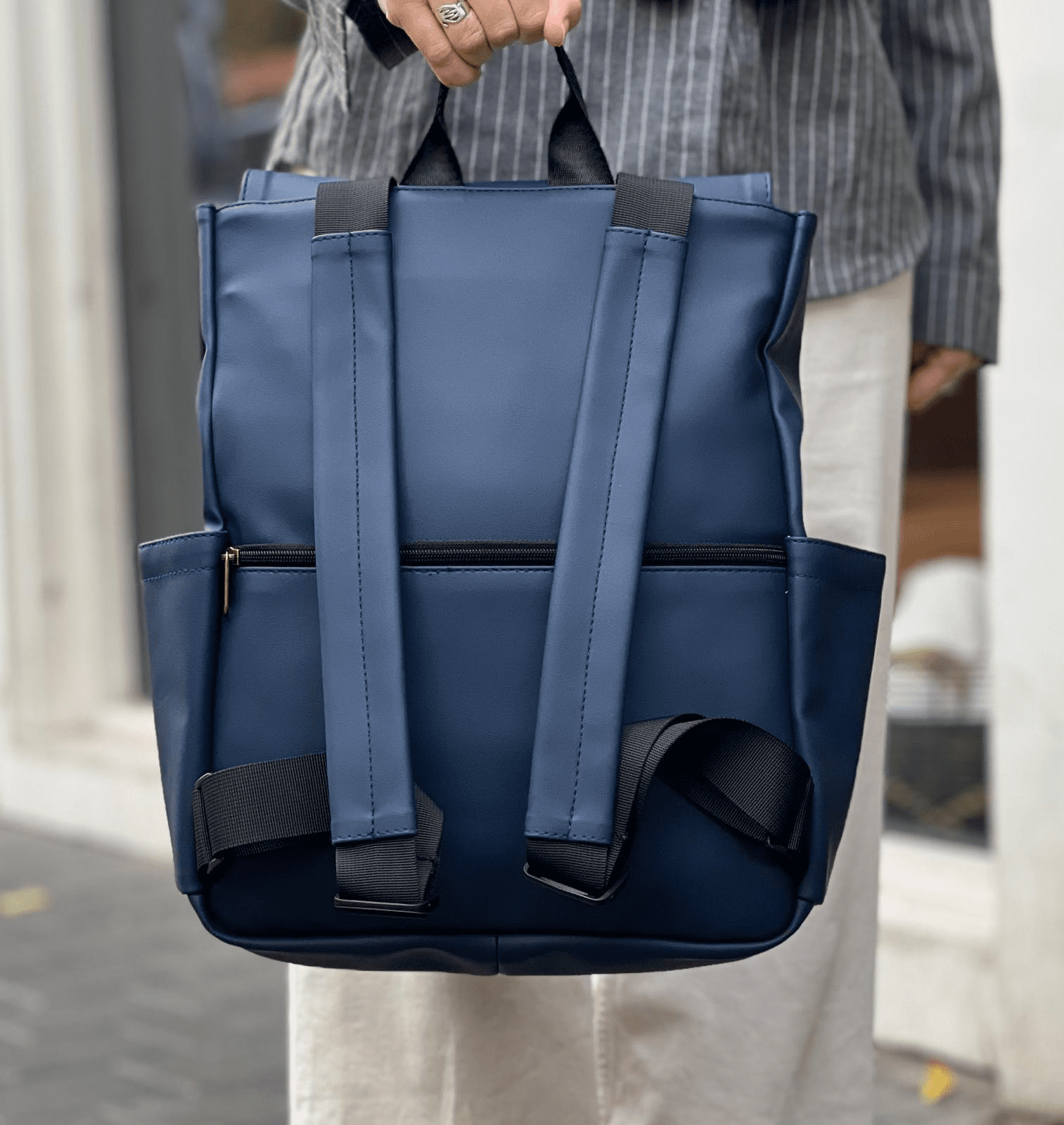 Navy Blue Large Unicorn Backpack