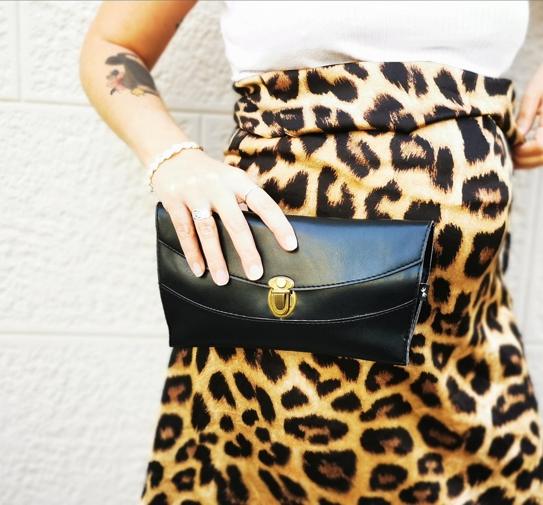 Black Jacob side bag/clutch
