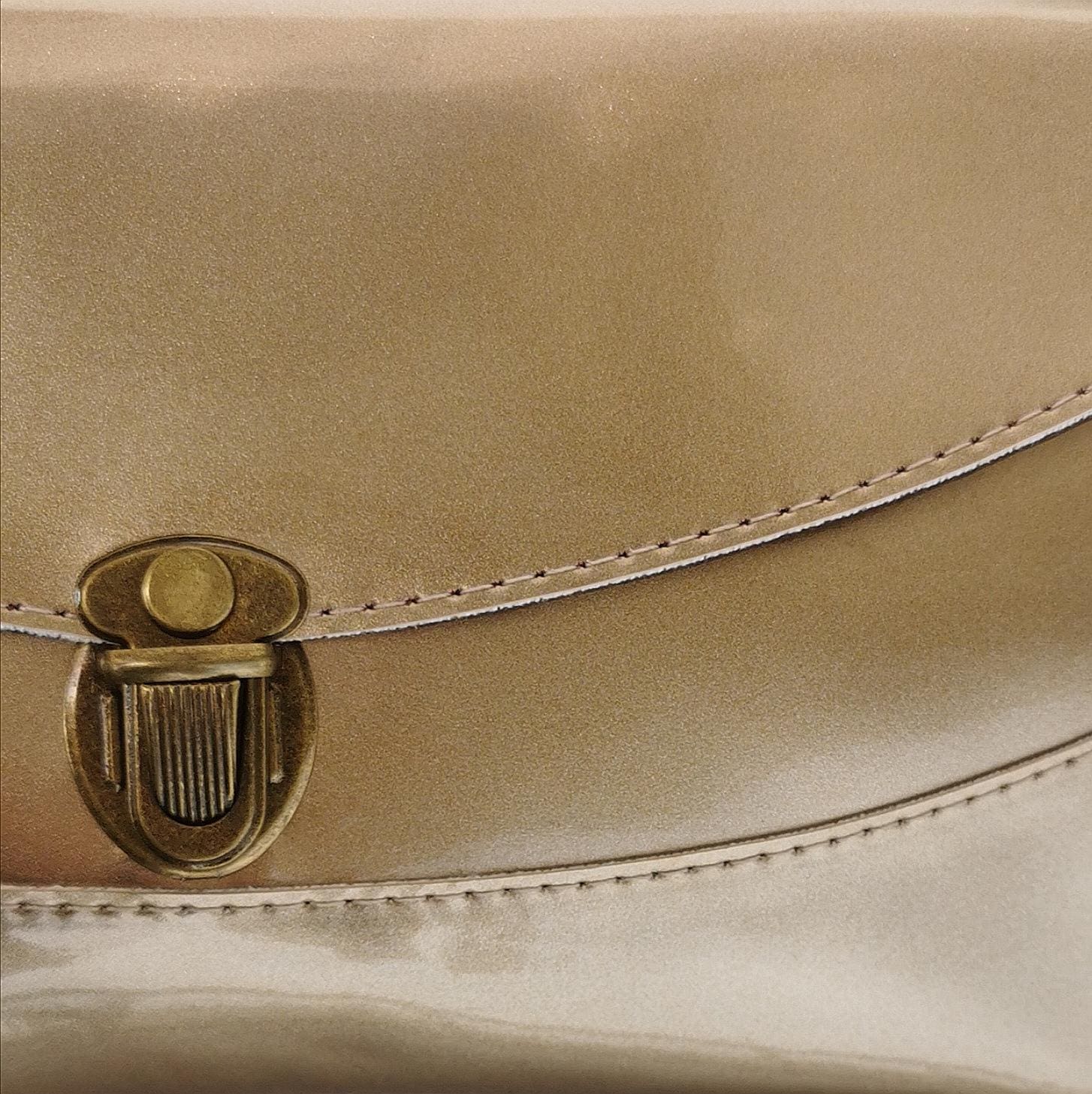 Jacob side handle/clutch gold metallic