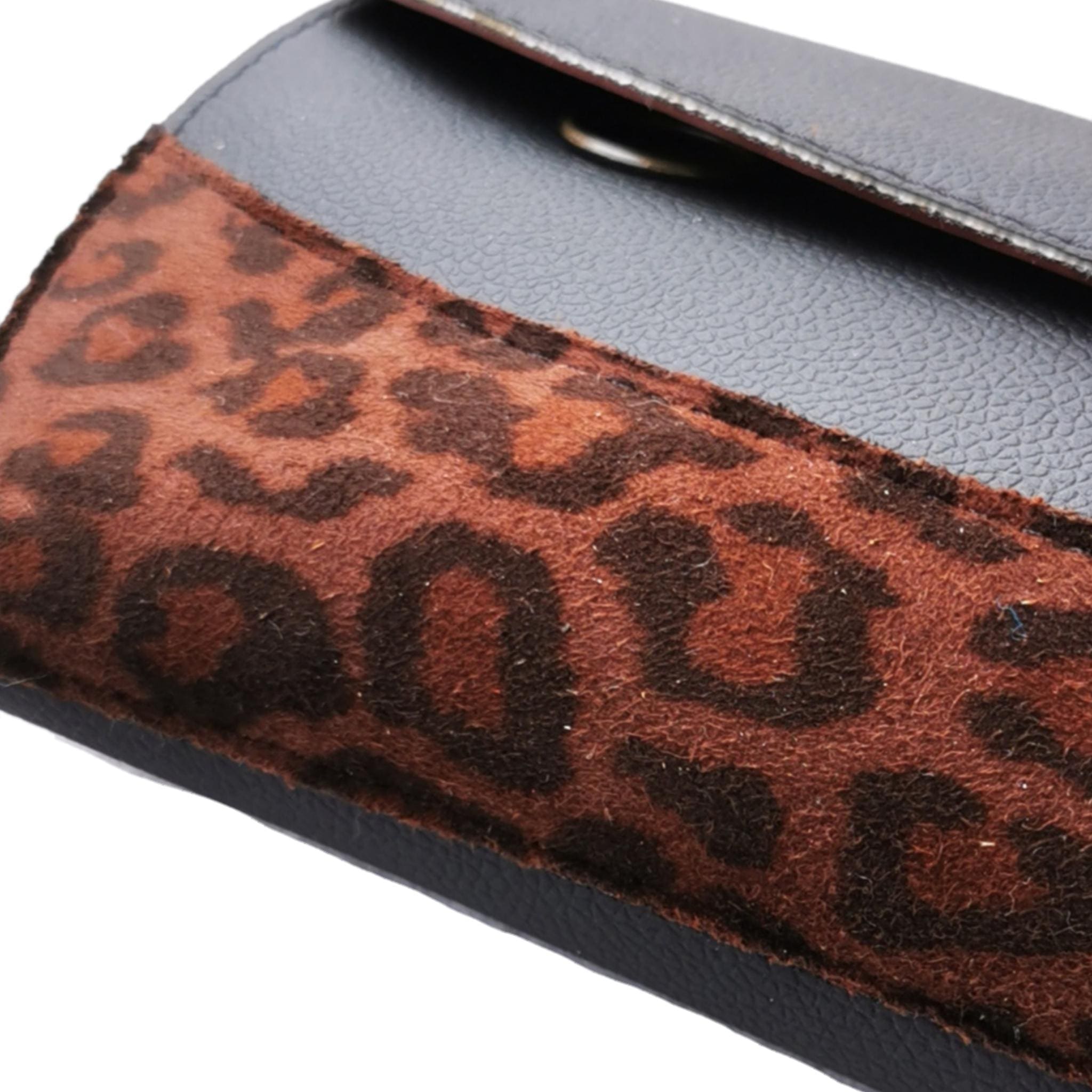 Jacob side bag/clutch black - speckled