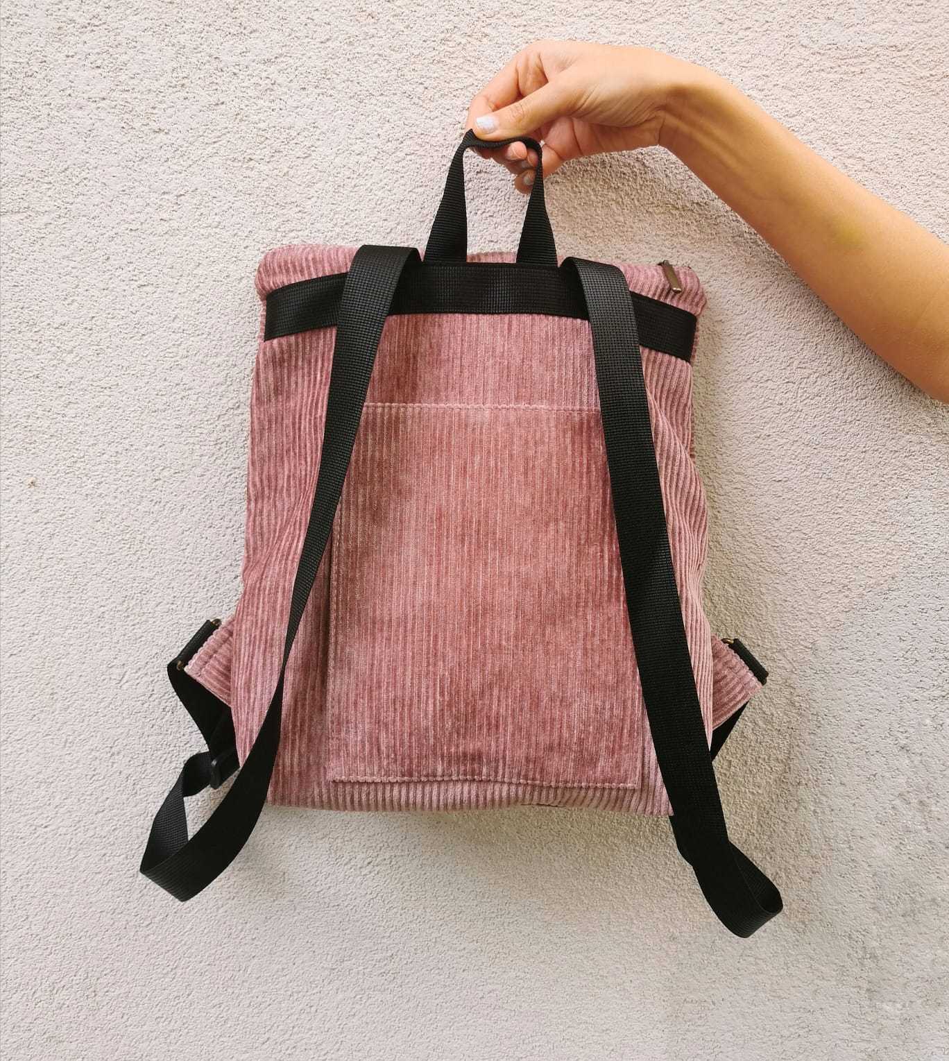 Antique Pink Corduroy Reut Bag
