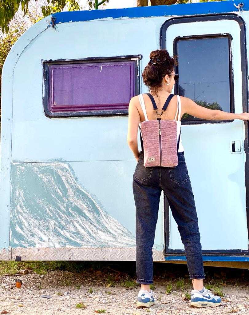 Antique Pink Corduroy Noam Bag