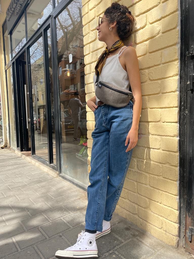 Brown-Grey Helga Fanny Pack