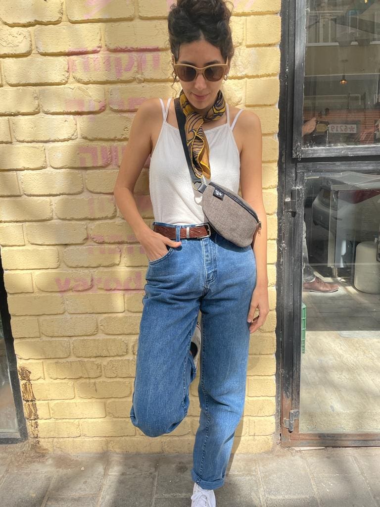 Brown-Grey Helga Fanny Pack