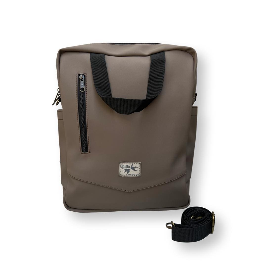 תיק נאצ'ו חום נובוק דמוי עור