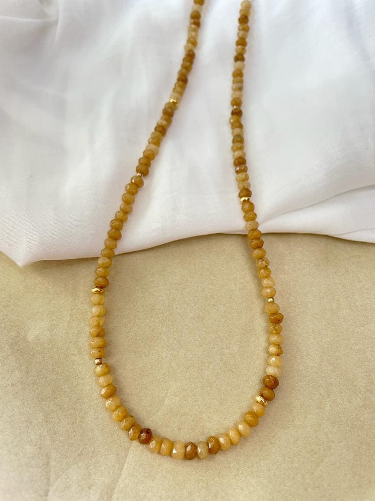 שרשרת summer חרוזים חרדל