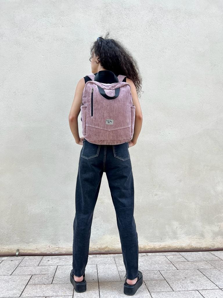 Corduroy Antique Pink Nacho Bag