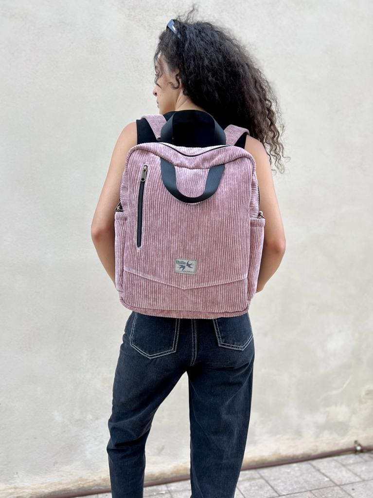 Corduroy Antique Pink Nacho Bag