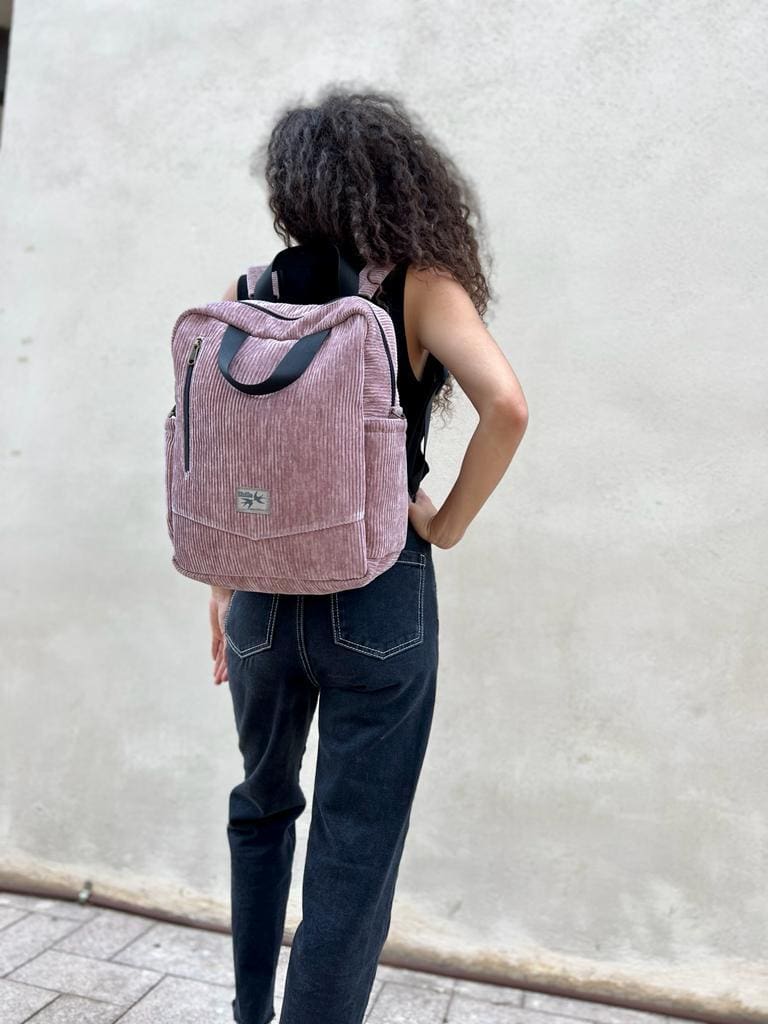 Corduroy Antique Pink Nacho Bag