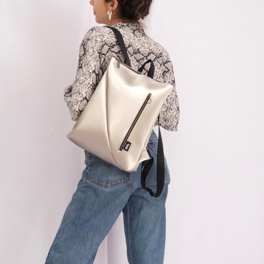 A sparkling champagne bag