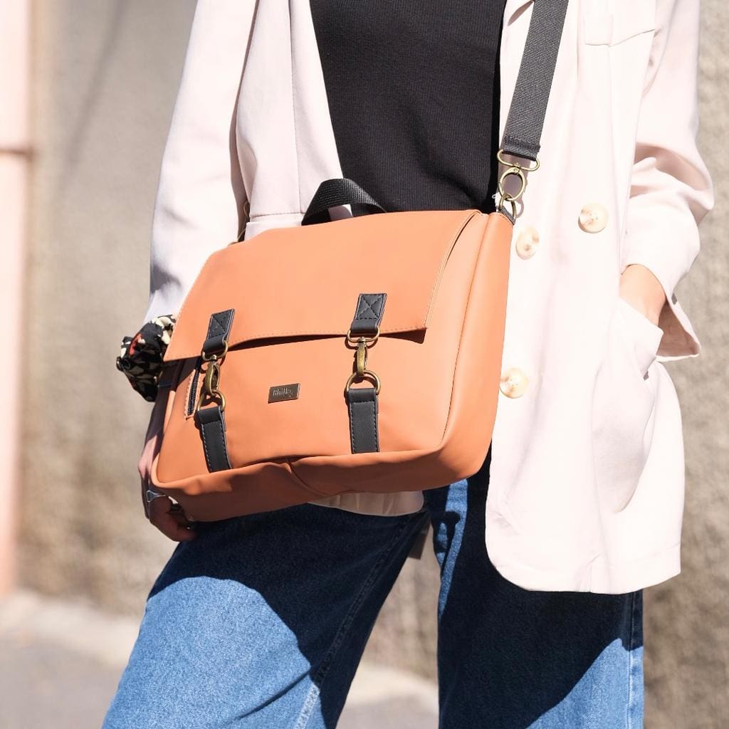 Happy Mandarin Orange Jaffa Backpack/Side Bag