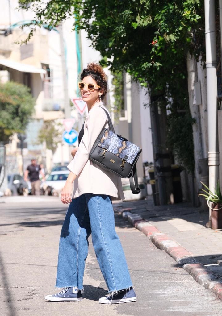 Hysteric Black Jaffa Backpack/Side Bag