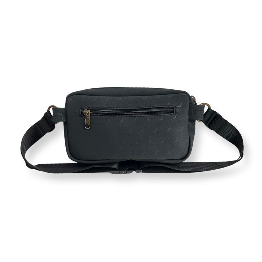 Black Bird Texture Lawrence Fanny Pack