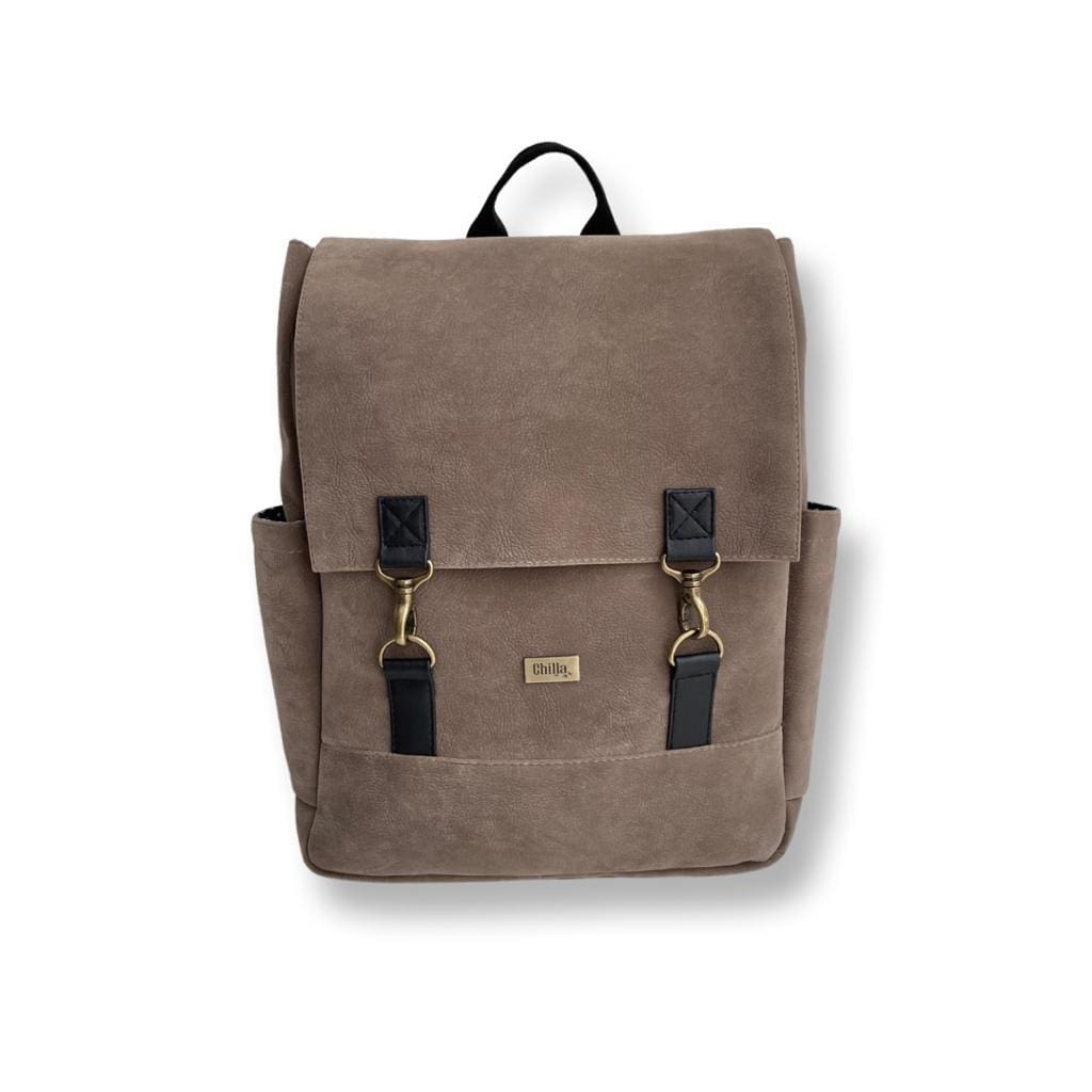 Brown Suede-like Unicorn Backpack