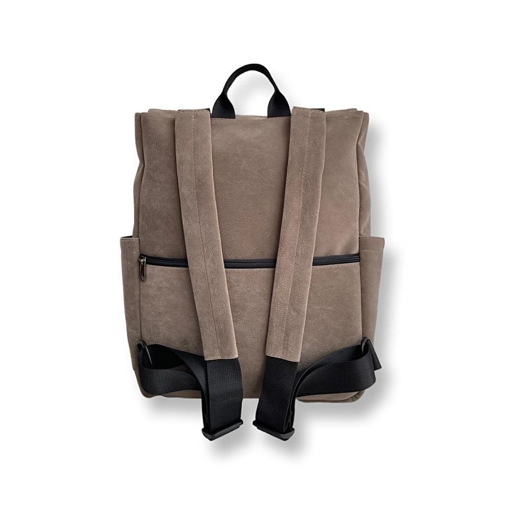 Brown Suede-like Unicorn Backpack