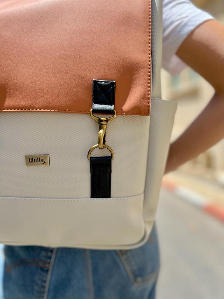 Summer Cream-Terracotta Unicorn Backpack