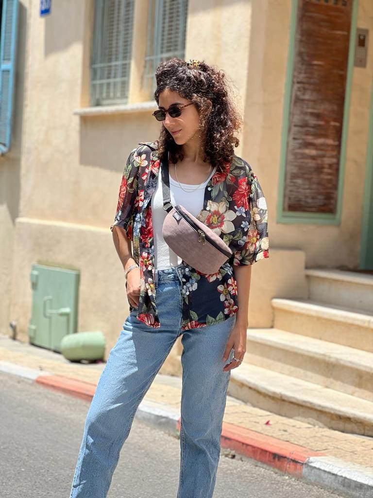 Brown-Pinkish Helga Fanny Pack