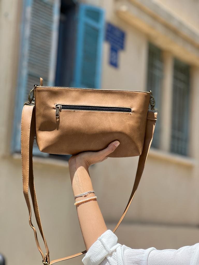 Camel Rachel Clutch/Side Bag