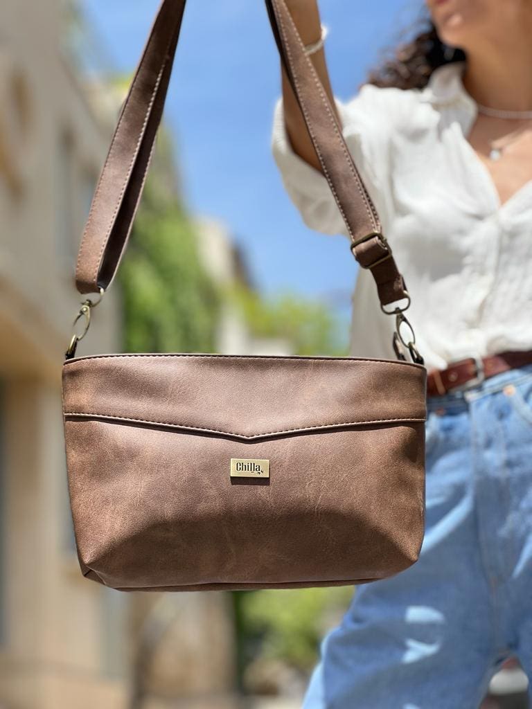 Brown Rachel Clutch/Side Bag