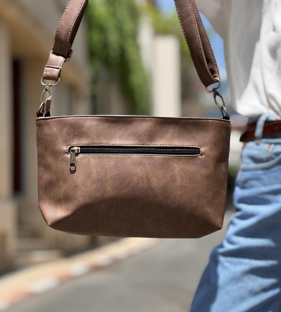 Brown Rachel Clutch/Side Bag