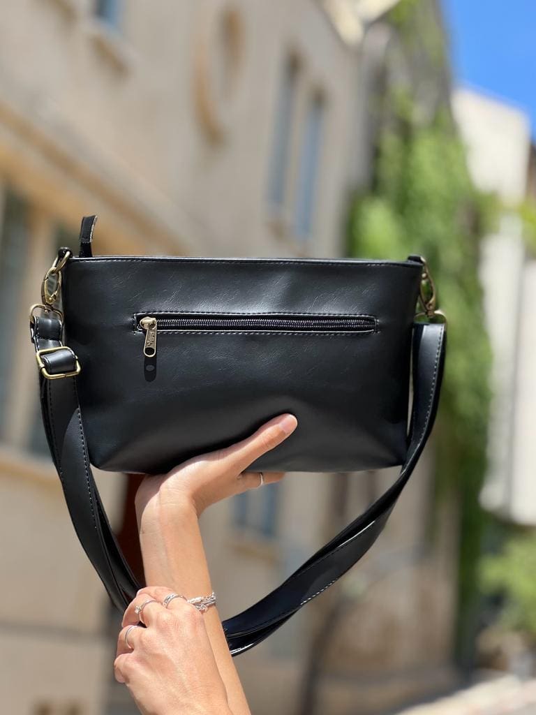 Black Rachel Clutch/Side Bag