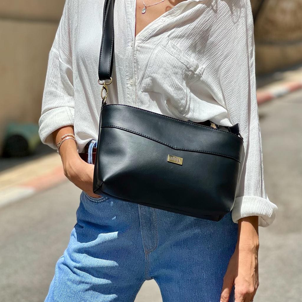 Black Rachel Clutch/Side Bag