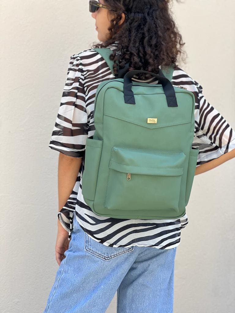 NOAH antique green nubuck-like bag