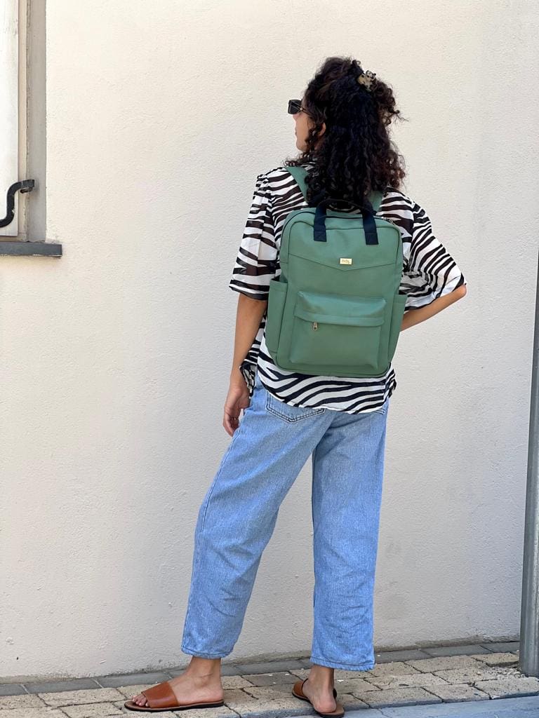 NOAH antique green nubuck-like bag