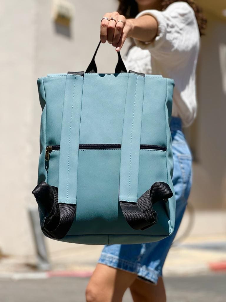 Light Blue Medium Students Backpack