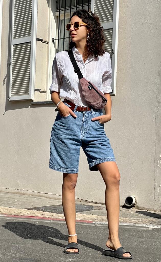 Corduroy Antique Pink Rooney Pouch