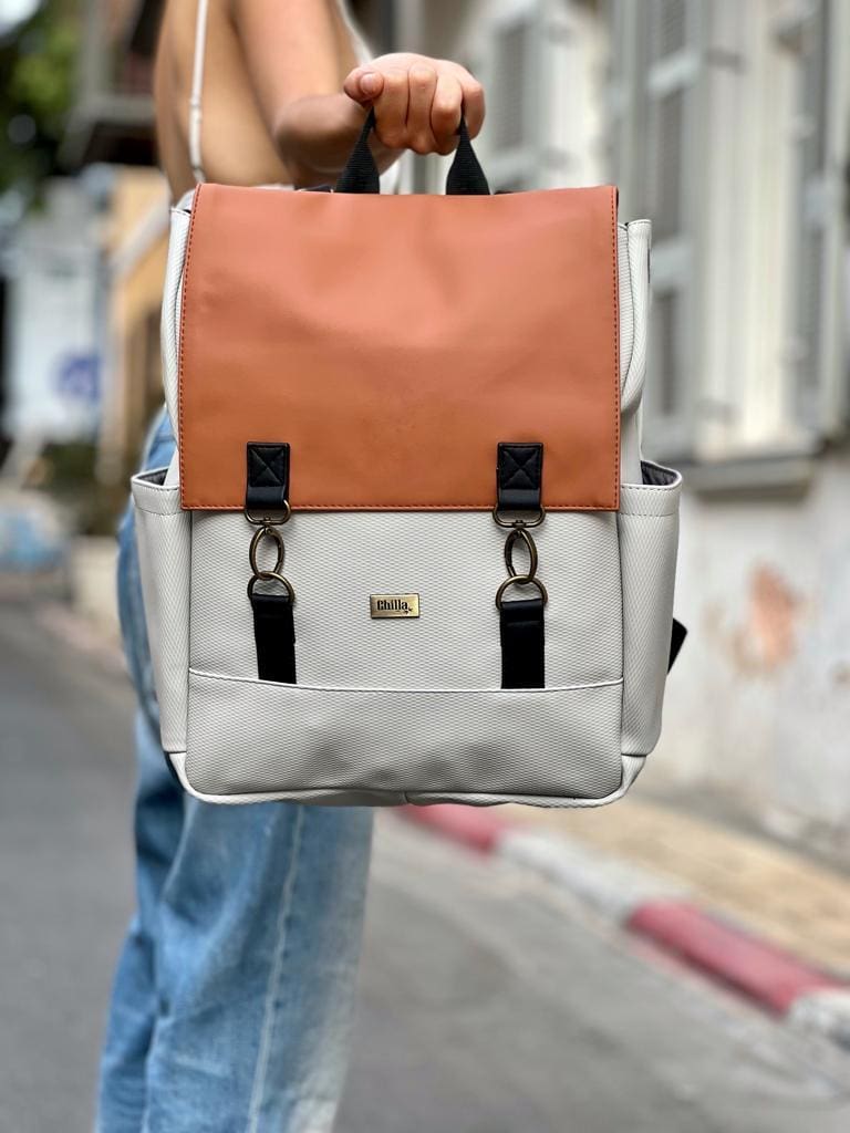 Summer Cream-Terracotta Unicorn Backpack