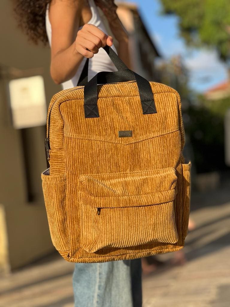 Mustard Corduroy Noah Backpack