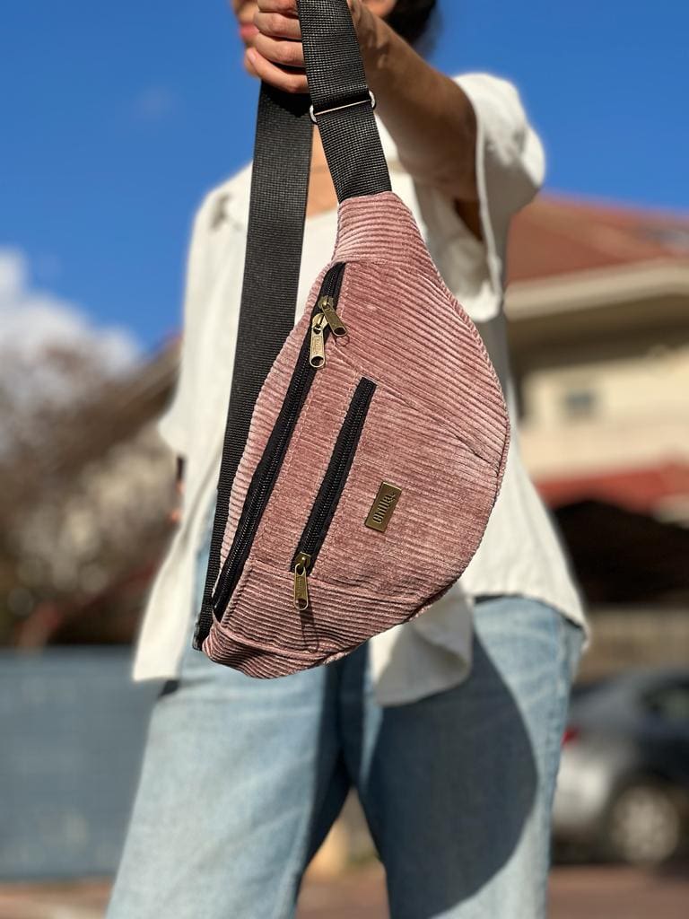 Antique Pink Corduroy Large Roni Fanny Pack