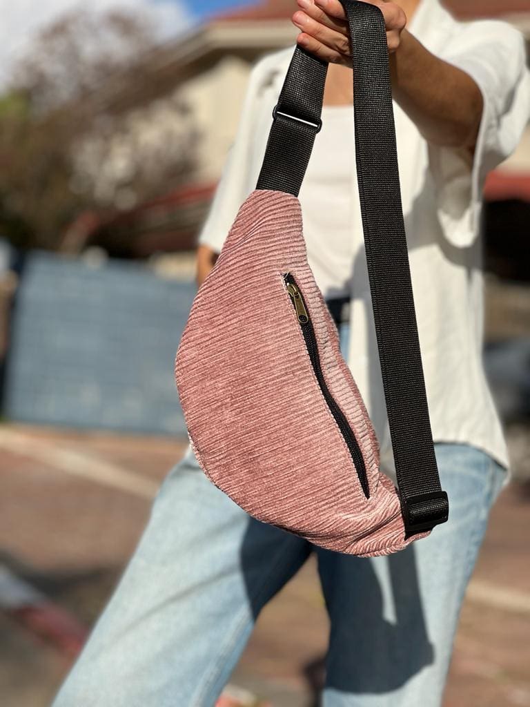 Antique Pink Corduroy Large Roni Fanny Pack