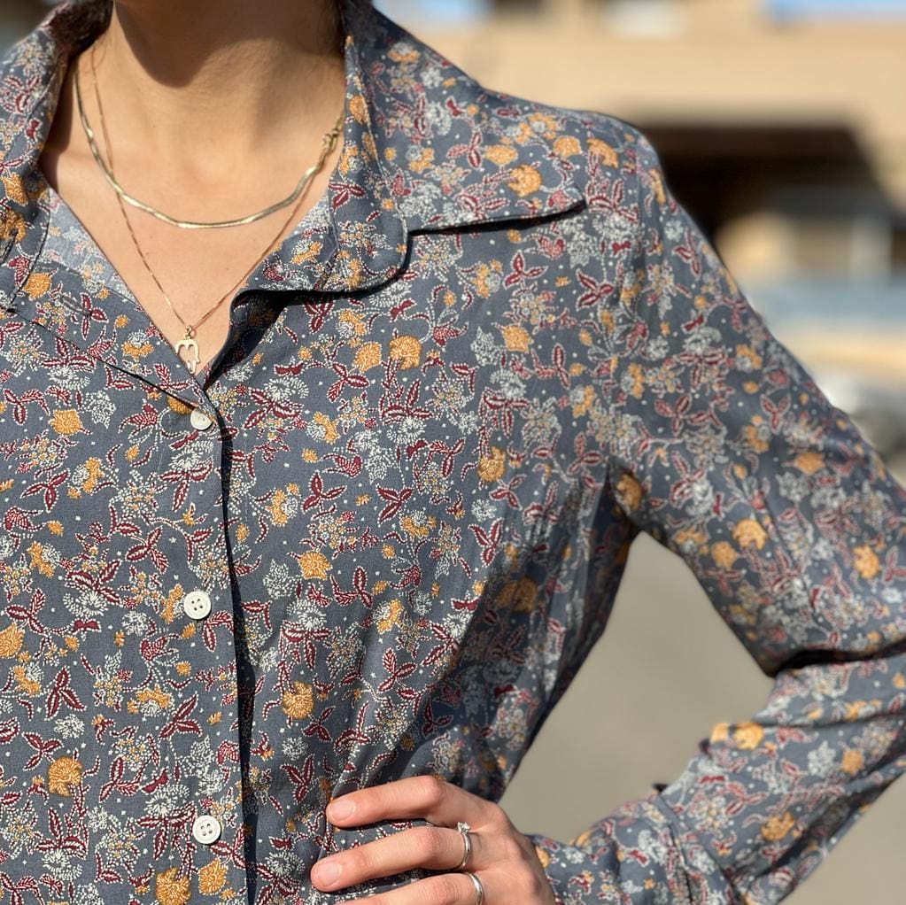Forever viscose buttoned shirt