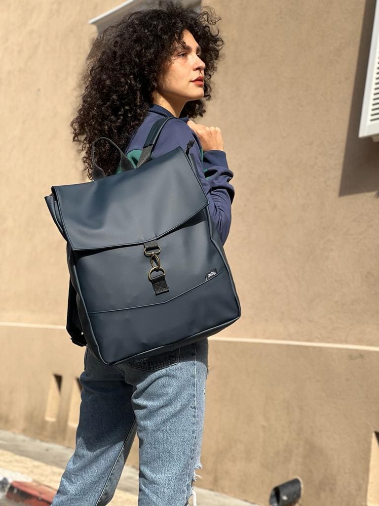 Dark Blue Large Students Backpack