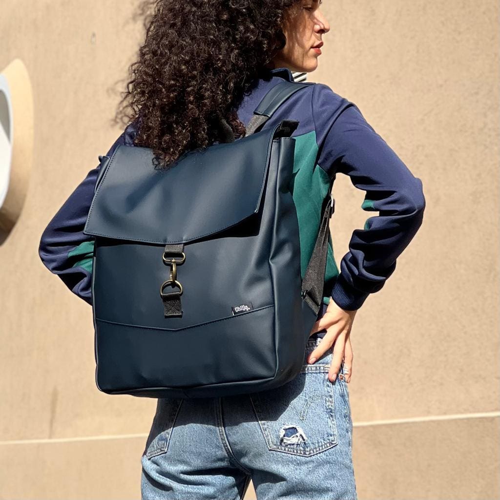 Dark Blue Large Students Backpack