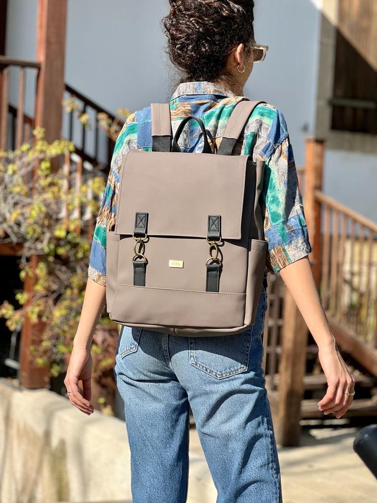 Brown Nubuck Unicorn Backpack
