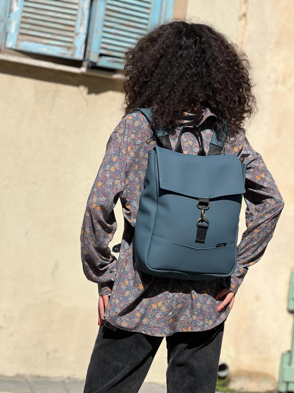 Carbon Blue-Gray Mini Students Backpack