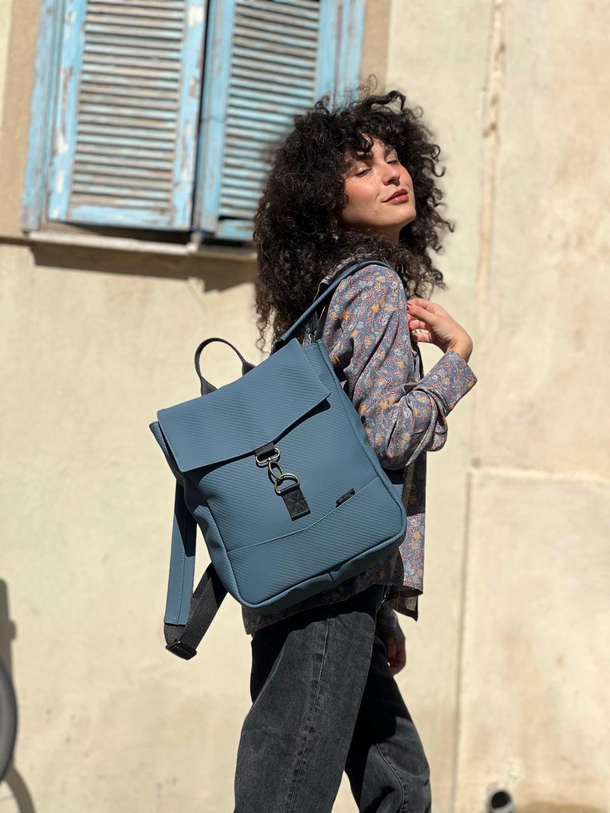 Carbon Blue-Gray Mini Students Backpack