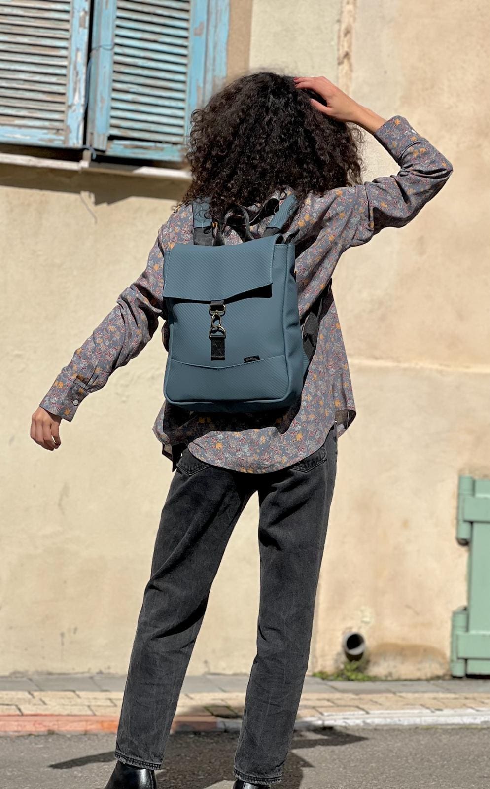 Carbon Blue-Gray Mini Students Backpack