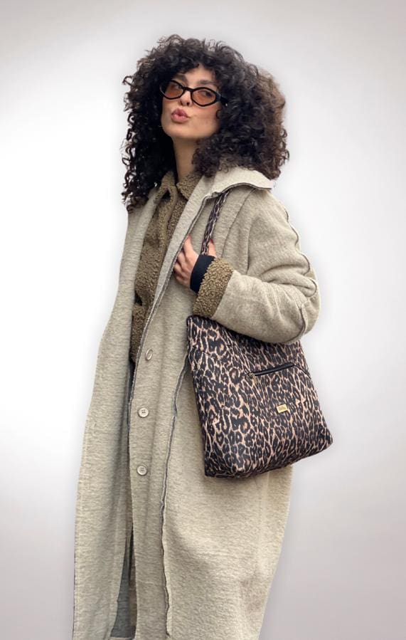 Brand New Leopard Tommy Side Bag