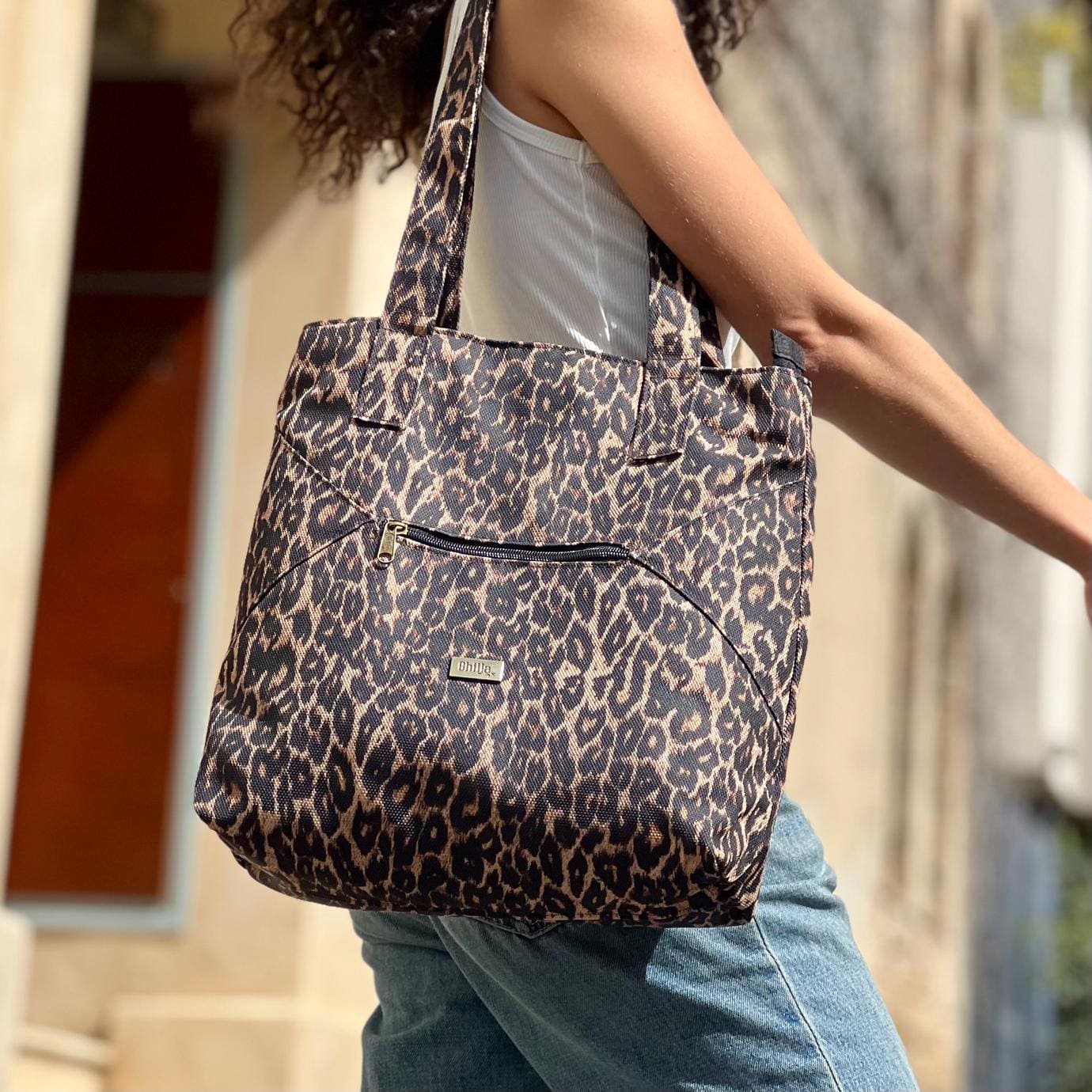 תיק צד מנומר