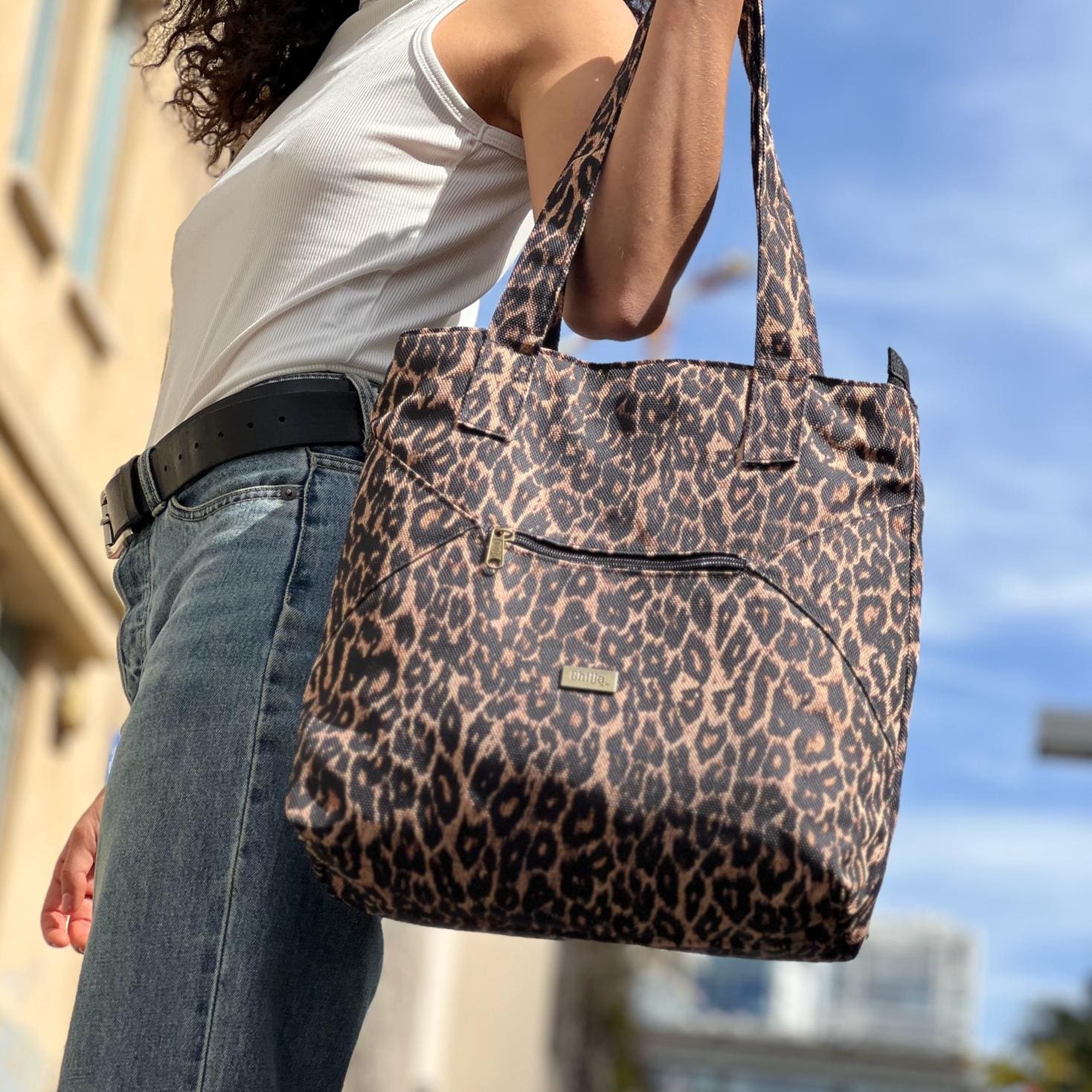 Brand New Leopard Tommy Side Bag