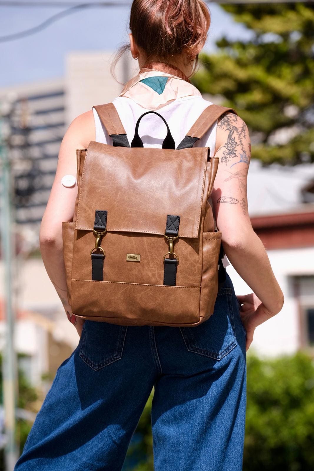 Retro Camel Unicorn Backpack