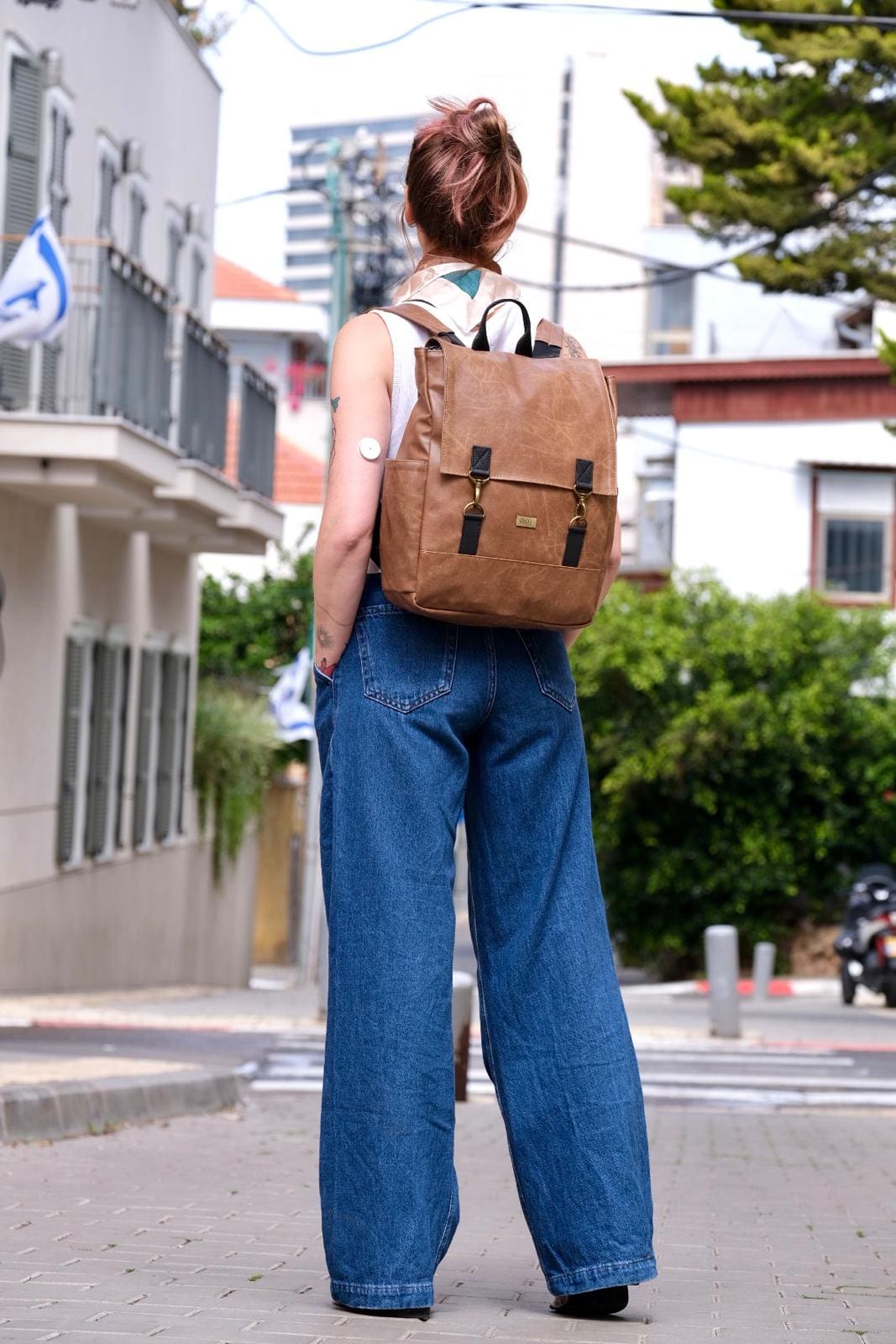 Retro Camel Unicorn Backpack