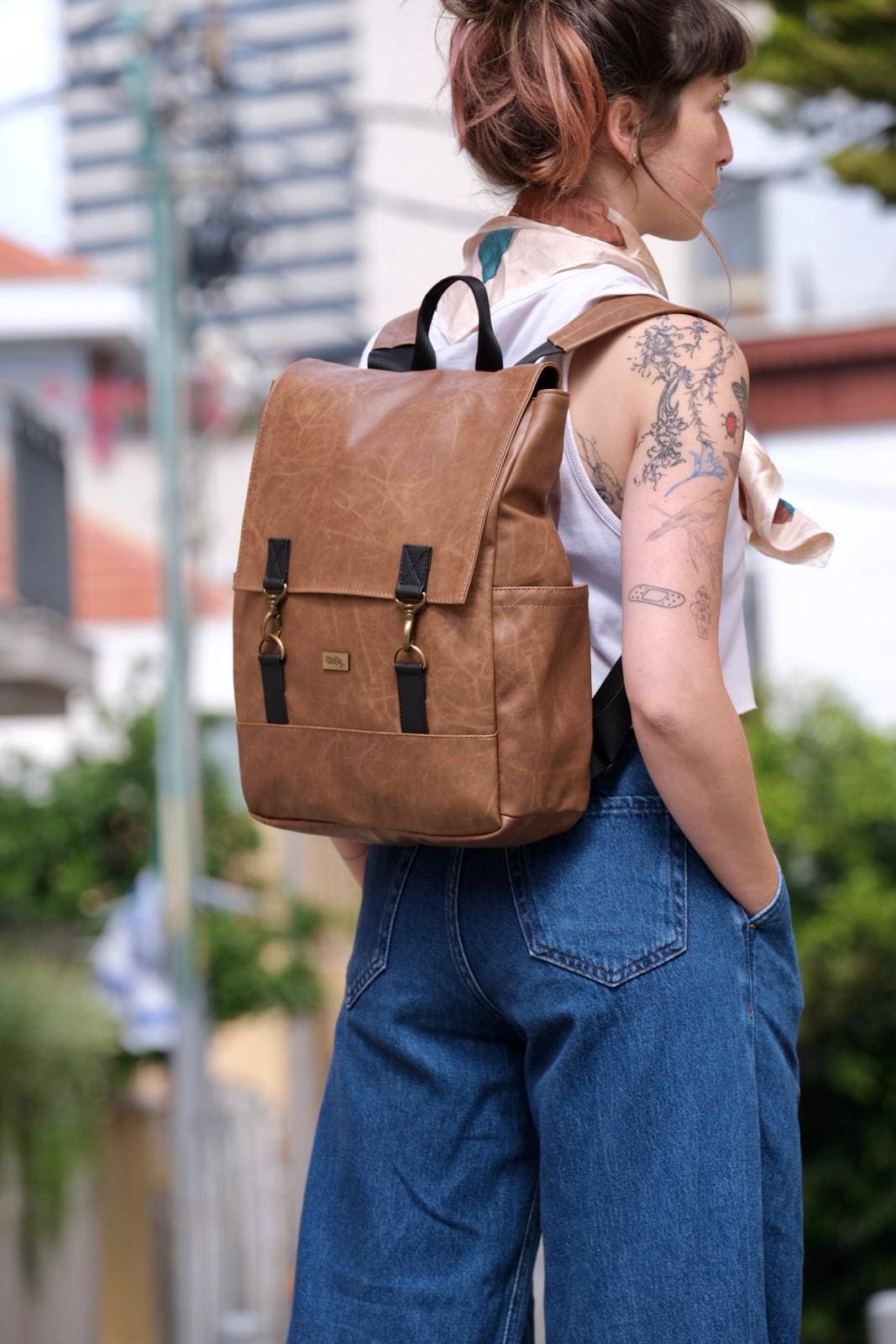 Retro Camel Unicorn Backpack