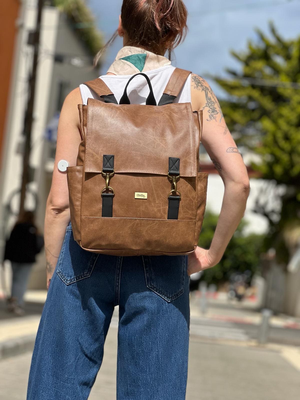 Retro Camel Unicorn Backpack